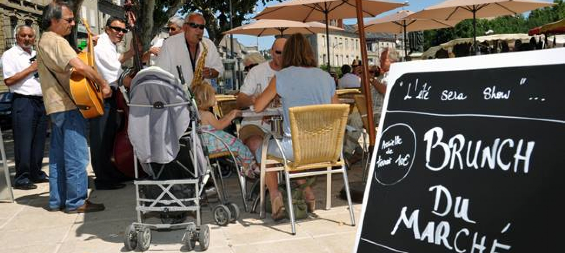 Venir à Brive l'été Brunchs du marché - crédit photo Brive Tourisme